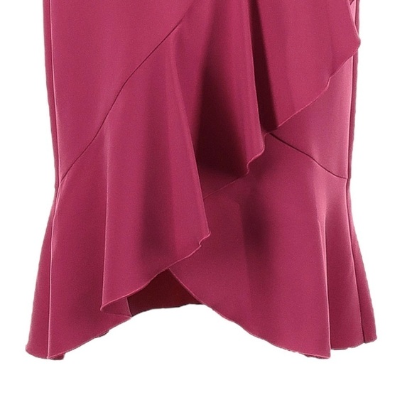 Ann Taylor Factory Ruffle Peplum Pink Flowy Midi Skirt Size 6 NWT - Picture 6 of 10